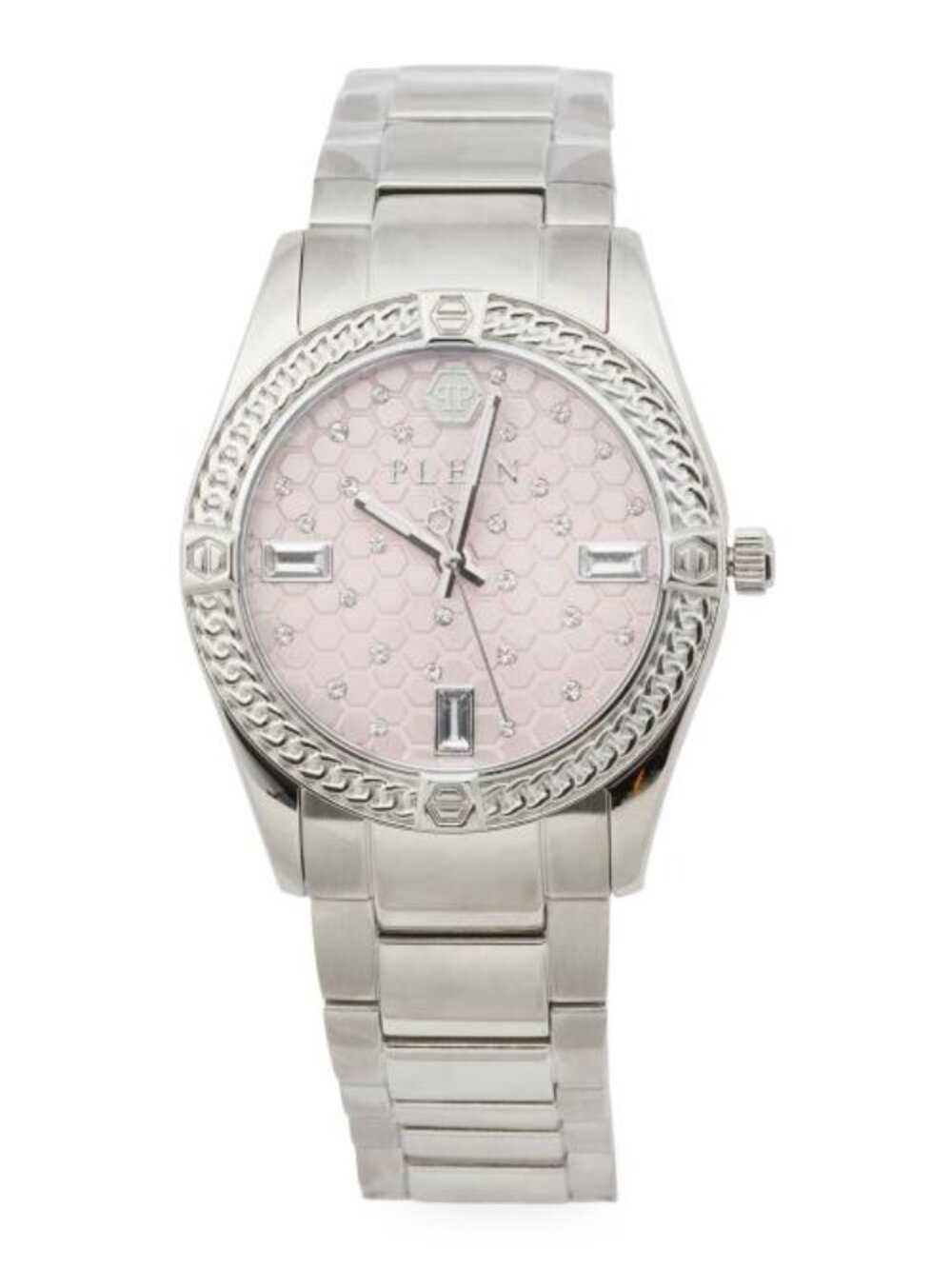 PHILIPP PLEIN Women's Silver Stainless Steel Icon Chain Bracelet Watch